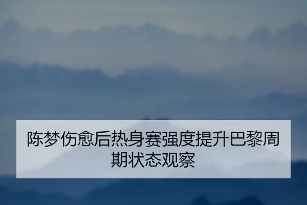 陈梦伤愈后热身赛强度提升巴黎周期状态观察